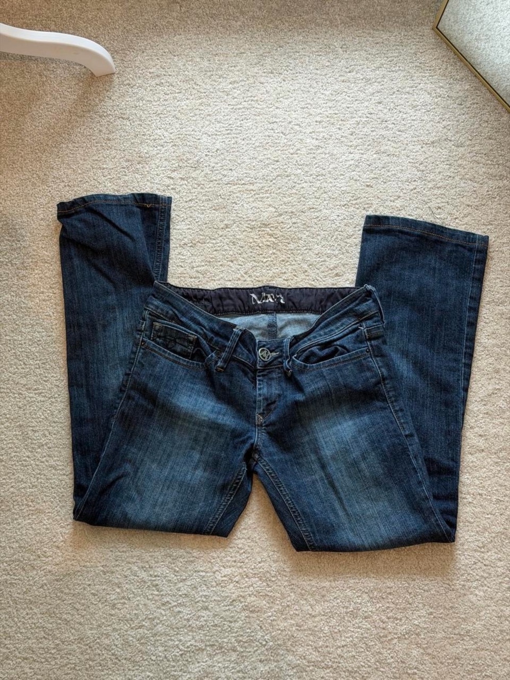 Mavi Dark Blue Straight Leg Jeans - Picture 2 of 4